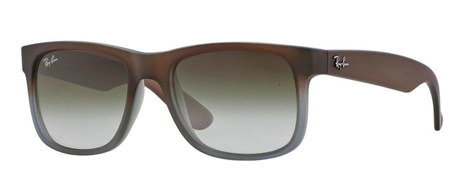 Ray-Ban Justin RB4165 854/7Z Rubber Brown On Grey